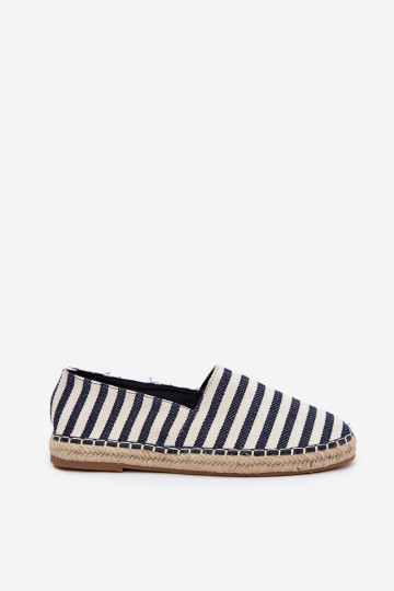 meeste omad espadrillid Z Riidest triipudega tumesinist värvi Kerenz 2