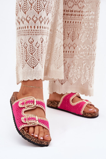 Szydełkosissee naiste plätud Ze Kuldset värvimi neetide ja pandlagami tumeroosad värvi Fenira