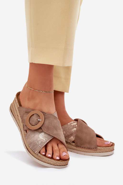 naiste plätud Kiilu peal kaunistustega neetide ja pandlaga Inblu RV000012 pruunid värvi naiste plätud Kiilu peal kaunistustega neetide ja pandlaga Inblu RV000012 pruunid värvi