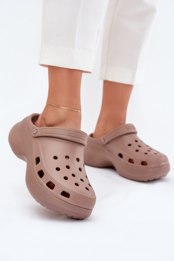 Kerged rannaplätud naiste plätud Sellel onssiivsel tallal Big Star RR274A121 beeži värvi 2