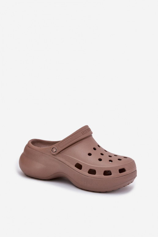 Kerged rannaplätud naiste plätud Sellel onssiivsel tallal Big Star RR274A121 beeži värvi