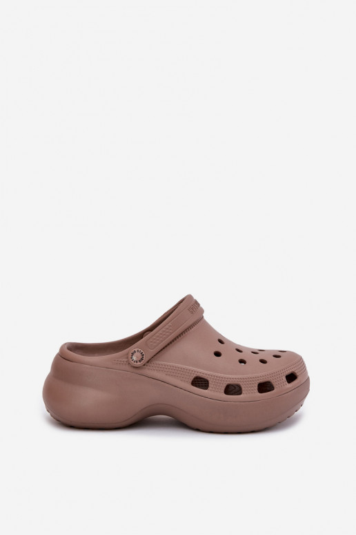 Kerged rannaplätud naiste plätud Sellel onssiivsel tallal Big Star RR274A121 beeži värvi