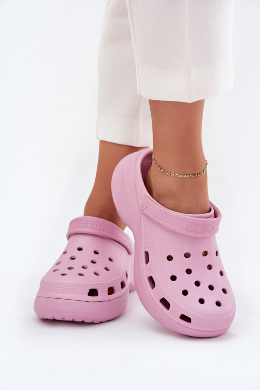 Kerged rannaplätud naiste plätud Sellel onssiivsel tallal Big Star RR274A120 Tumeroosad värvi