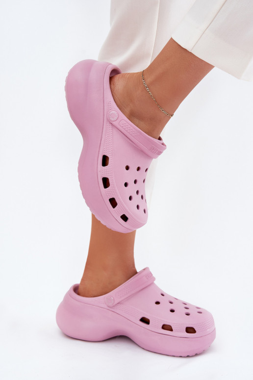 Kerged rannaplätud naiste plätud Sellel onssiivsel tallal Big Star RR274A120 Tumeroosad värvi