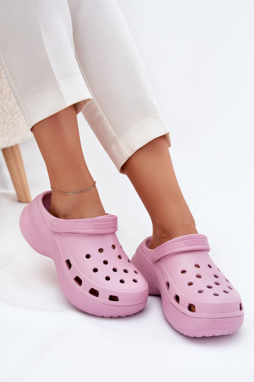 Kerged rannaplätud naiste plätud Sellel onssiivsel tallal Big Star RR274A120 Tumeroosad värvi