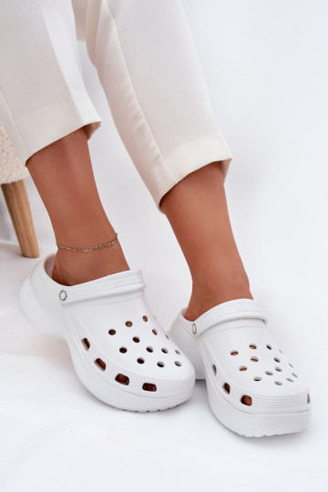 Kerged rannaplätud naiste plätud Sellel onssiivsel tallal Big Star RR274A119 valget värvi