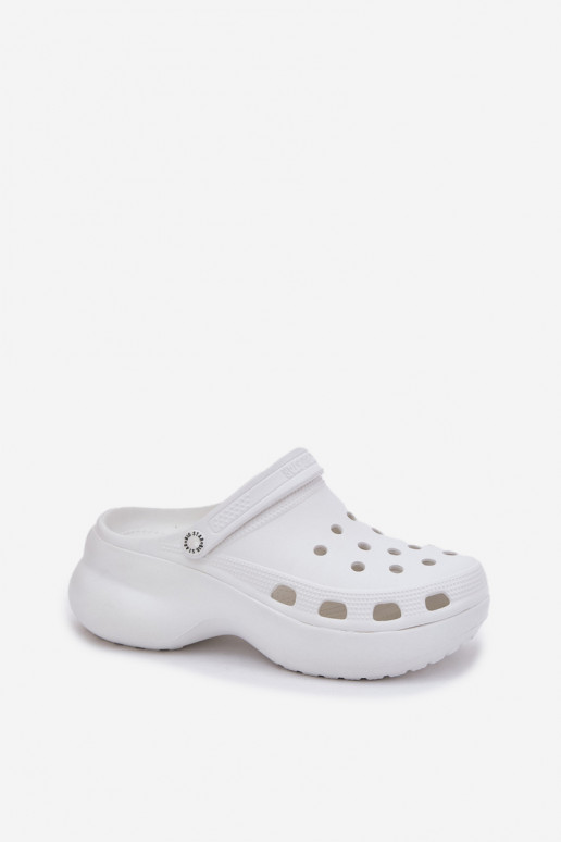 Kerged rannaplätud naiste plätud Sellel onssiivsel tallal Big Star RR274A119 valget värvi