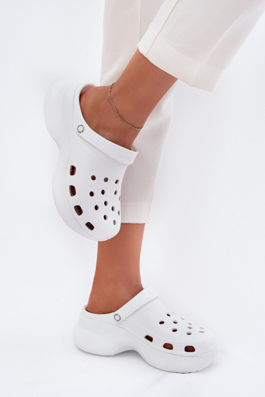 Kerged rannaplätud naiste plätud Sellel onssiivsel tallal Big Star RR274A119 valget värvi