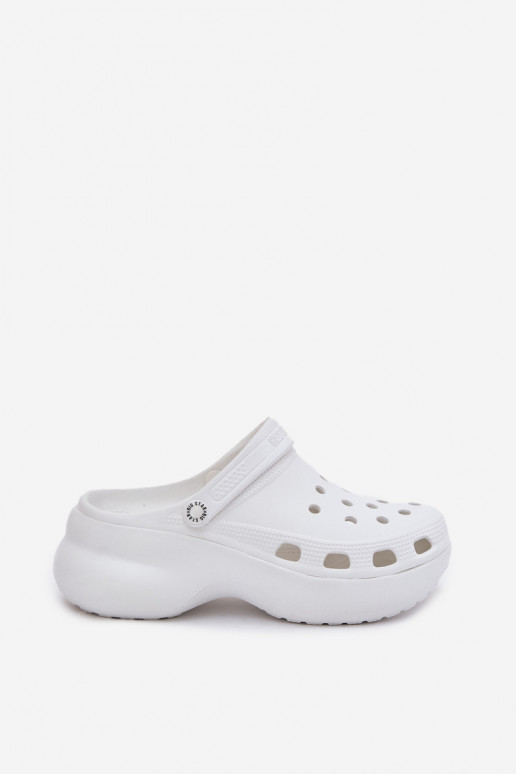 Kerged rannaplätud naiste plätud Sellel onssiivsel tallal Big Star RR274A119 valget värvi