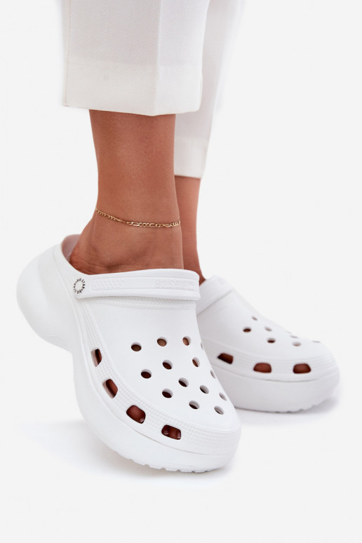 Kerged rannaplätud naiste plätud Sellel onssiivsel tallal Big Star RR274A119 valget värvi