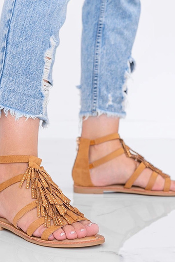 Kerged pruunid sandaalid,...