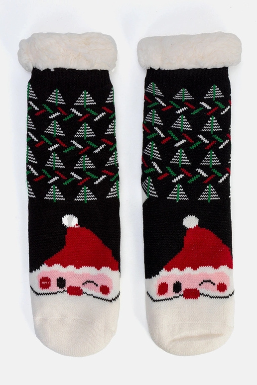 Mustad isoleeritud sokid Santa Claus... Mustad isoleeritud sokid Santa Claus...