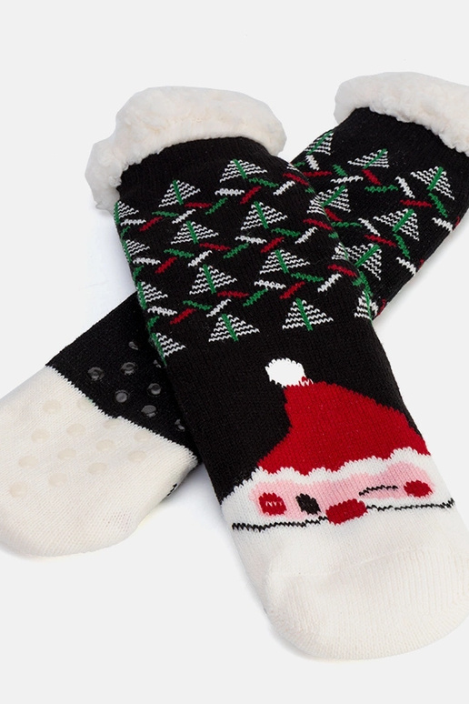 Mustad isoleeritud sokid Santa Claus... Mustad isoleeritud sokid Santa Claus...