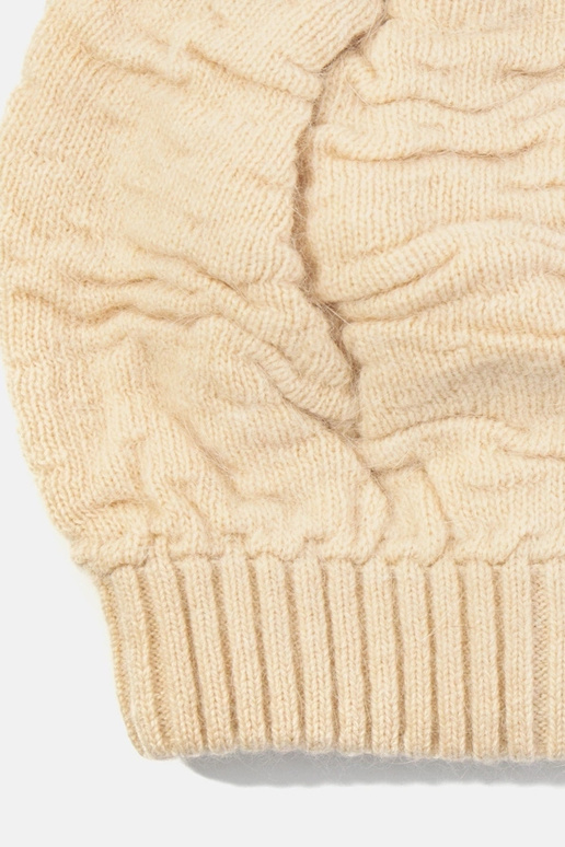 Beež naiste müts pomponiga Isis