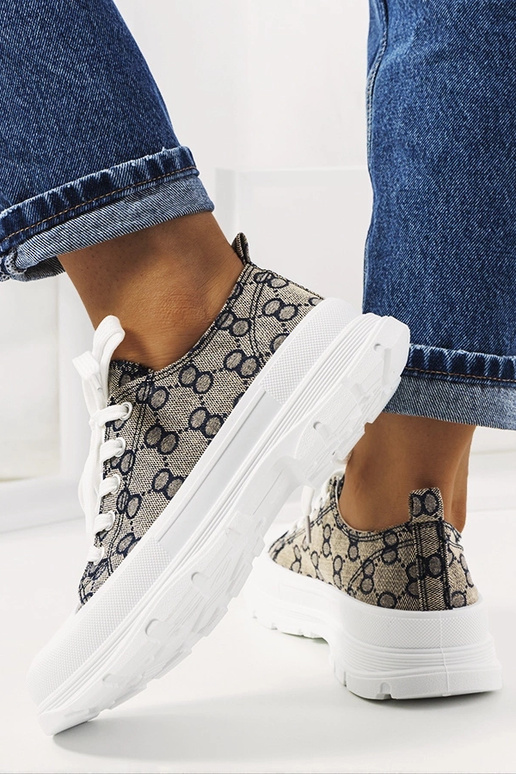 Sinised-beežid jalatsid, „Waters"