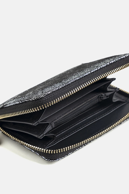 Hõbedane läikiv Decosta rahakott Hõbedane läikiv Decosta rahakott