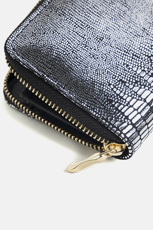 Hõbedane läikiv Decosta rahakott Hõbedane läikiv Decosta rahakott