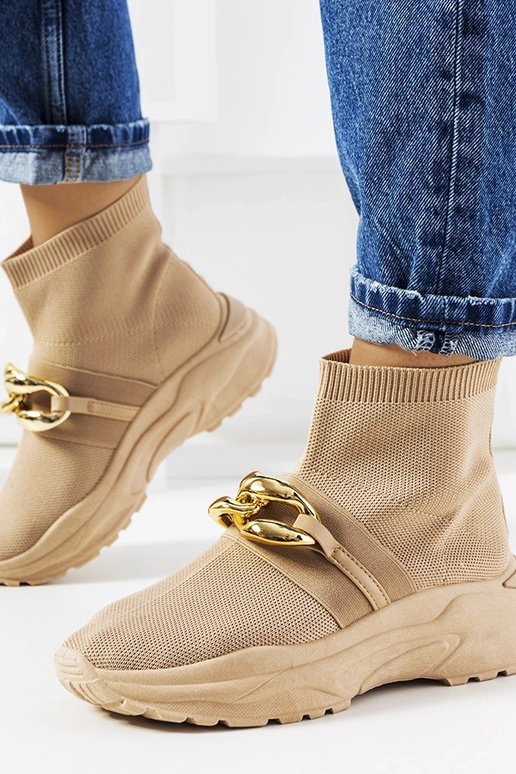 Pruunid kõrged spordijalatsid, „Martina"