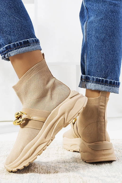 Pruunid kõrged spordijalatsid, „Martina"