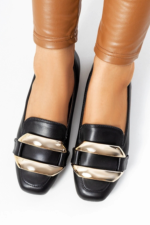 Renwicki naiste mustad mokassiinid