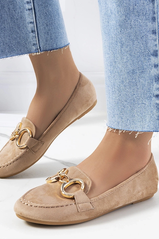 Beežid Castor lukuga mokassiinid Beežid Castor lukuga mokassiinid