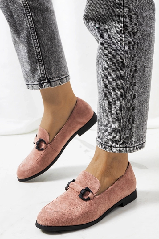 Roosad Talisa nahast poolsaapad