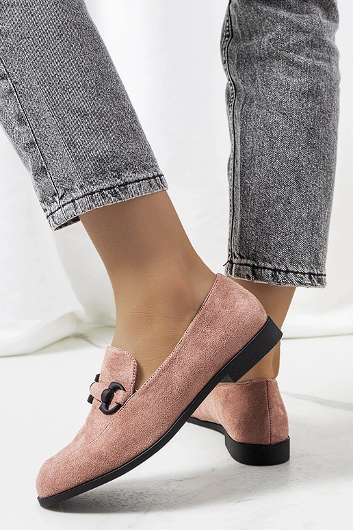 Roosad Talisa nahast poolsaapad