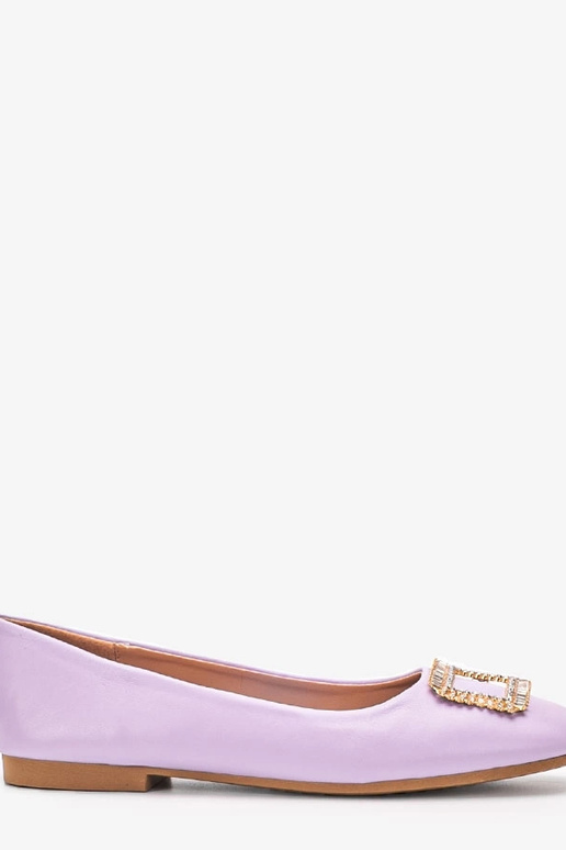 Rhonda Purple Ballet Flats