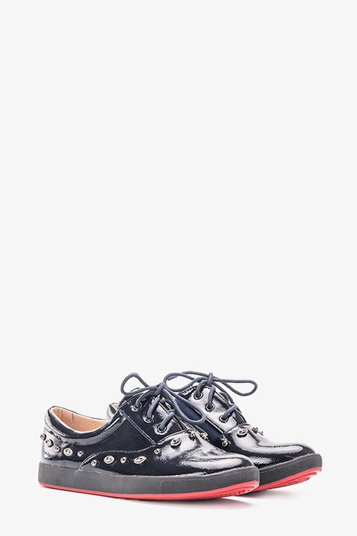 Mikaela tumesinine lakknahast laste... Mikaela tumesinine lakknahast laste...