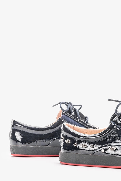 Mikaela tumesinine lakknahast laste... Mikaela tumesinine lakknahast laste...