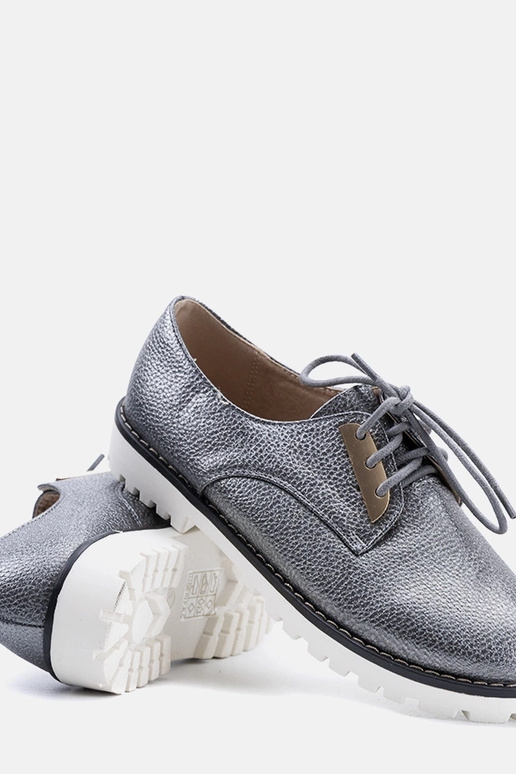 Hallid läikivad lastejalatsid Runa Hallid läikivad lastejalatsid Runa