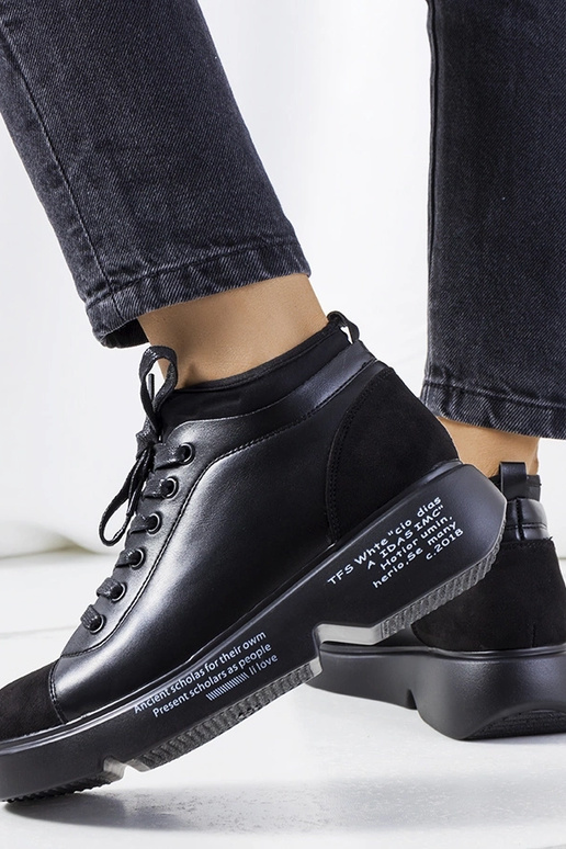 Mustad kõrge tallaga tossud Ambly Mustad kõrge tallaga tossud Ambly