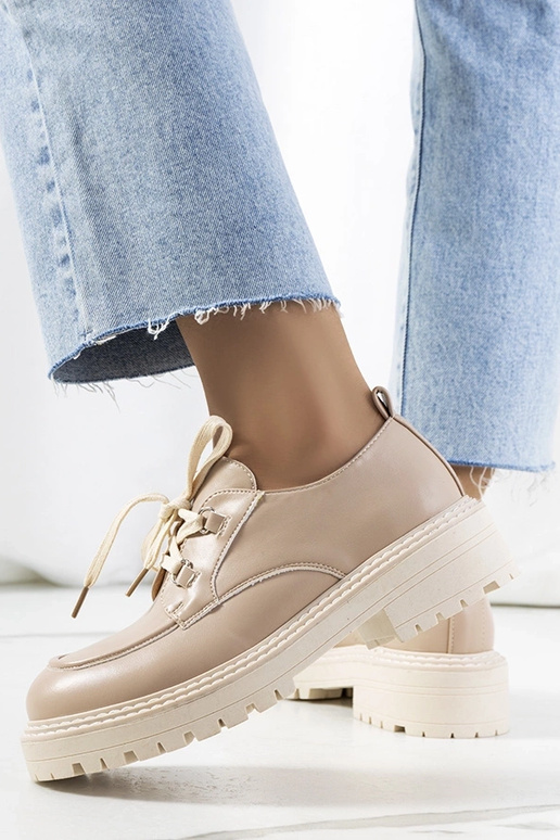 Kreemi värvi naiste poolsaapad, „Labour"