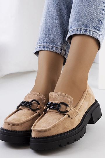 Beige mokasiinid traktori... 2