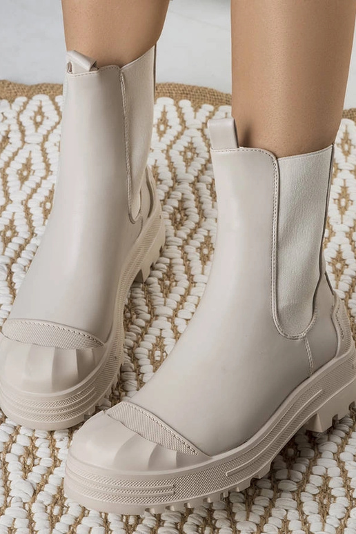 Beeži värvi Crispo naiste poolsaapad