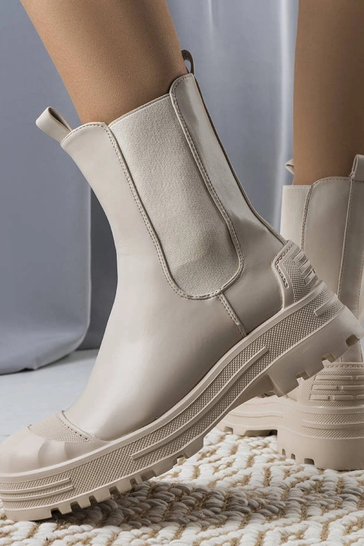 Beeži värvi Crispo naiste poolsaapad