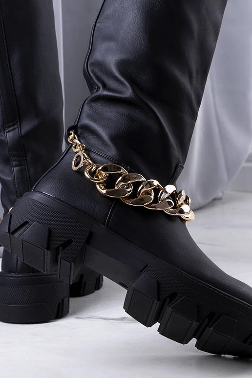 Mustad soojustatud Cumia saapad