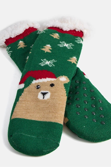 Rohelised soojad sokid Teddy Bear Challiga 2