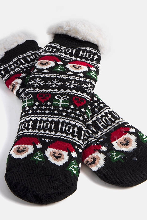 Mustad isoleeritud sokid jõuluvana...