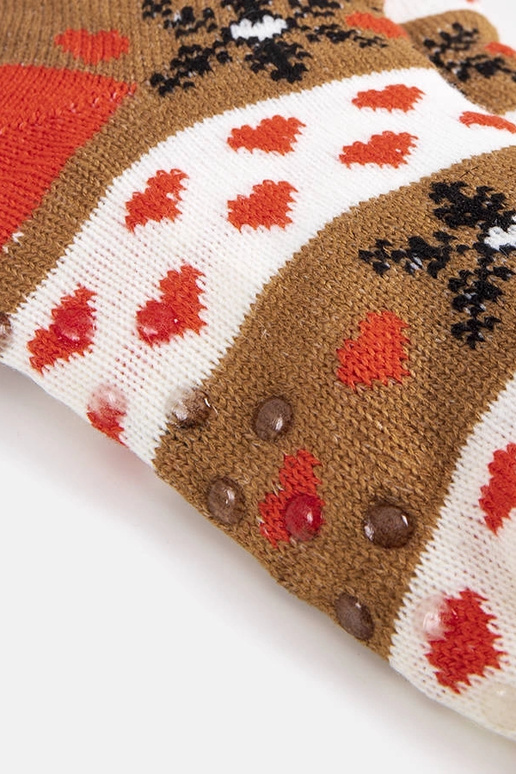 Pruunid ja oranžid Grondi talvesokid