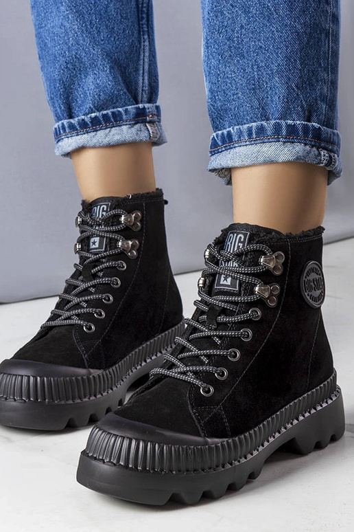 Mustad soojustatud poolsaapad Big...