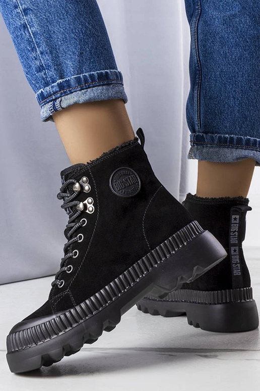 Mustad soojustatud poolsaapad Big...