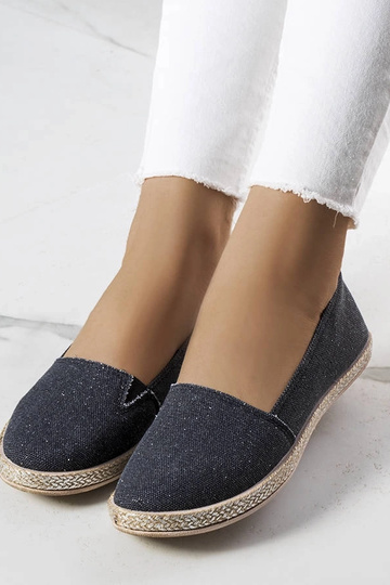 Mustad Amiral naiste espadrillid