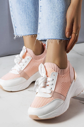 Anni roosad wedge tossud