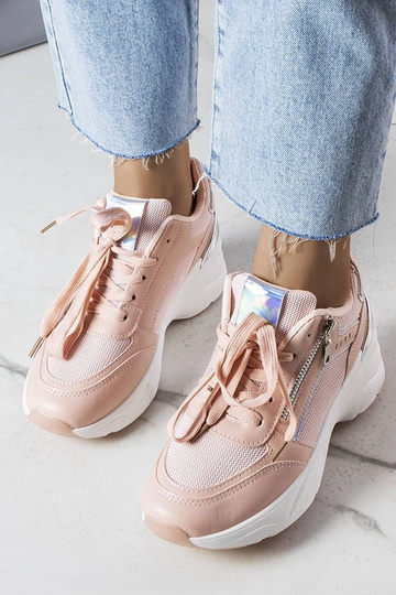 Stacey Pink Wedge tossud