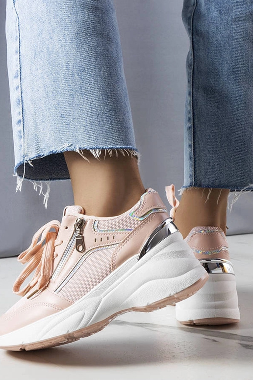 Stacey Pink Wedge tossud