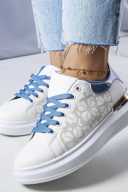 Erini valged ja sinised perforeeritud...