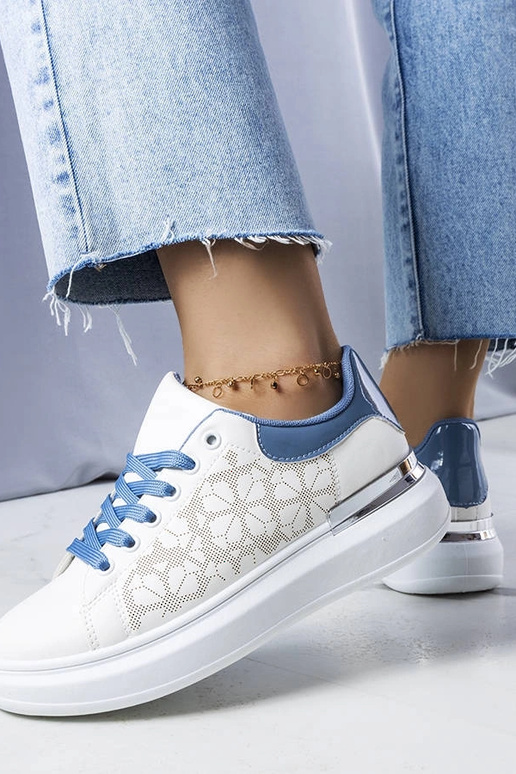 Erini valged ja sinised perforeeritud...