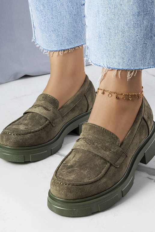 Rohelised poolsaapad eko-sametist,...