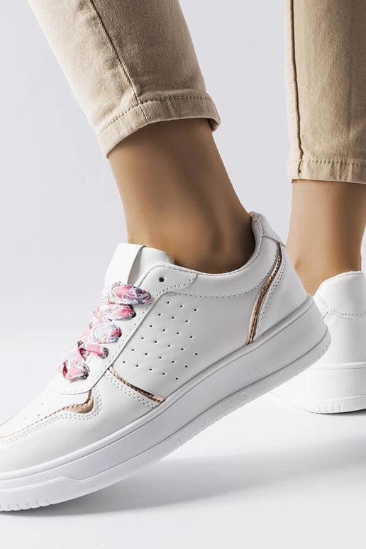 Valged Pryor Ribbon Seotud tossud Valged Pryor Ribbon Seotud tossud